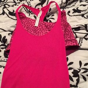 Pink Lululemon Tank Top
